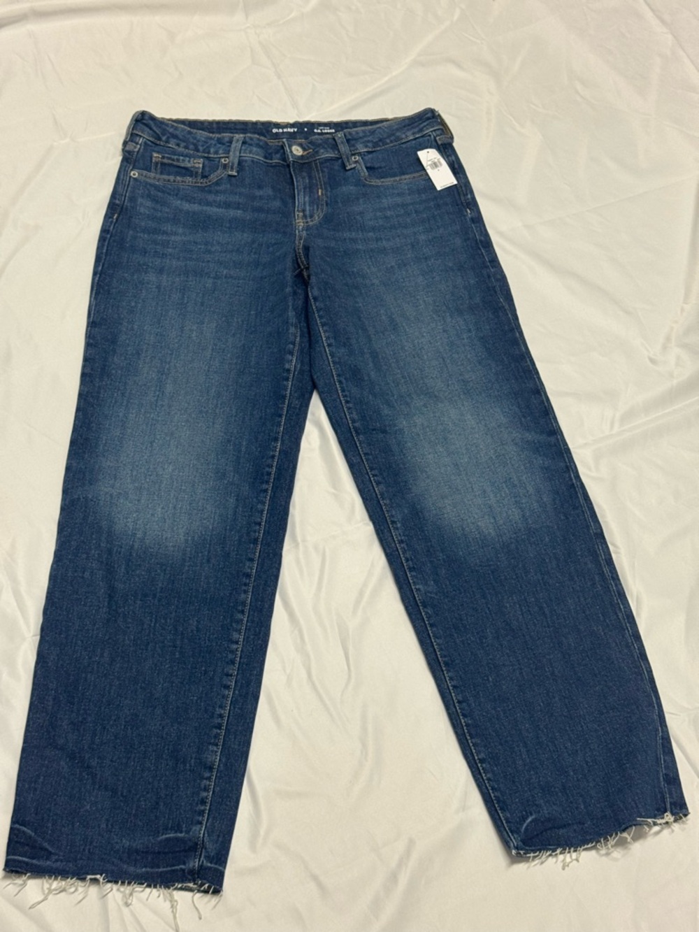 Women’s Dark Blue Straight-Leg Jeans